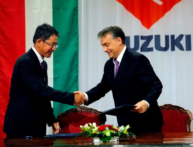 Компания Suzuki вступает в стратегическое партнерство с правительством венгрии