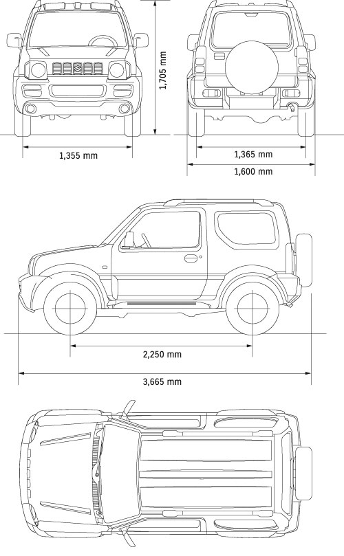 Pajero длина. Mitsubishi Pajero Mini габариты. Габариты Митсубиси Паджеро мини. Сузуки Джимни габариты кузова. Размер крыши Сузуки Джимни.