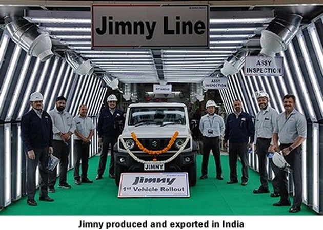 Suzuki начинает производство Jimny в Индии.