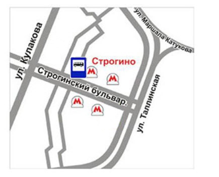 Схема остановки маршрутного такси